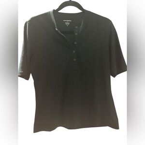 Banana Republic Women's Black Button Down Shirt